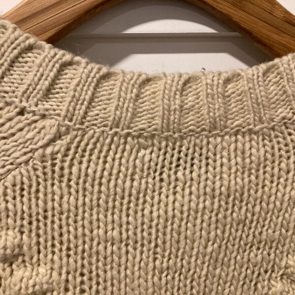 Lucky Brand | Cream Bauble Cardigan | Small - Picture 5 of 11